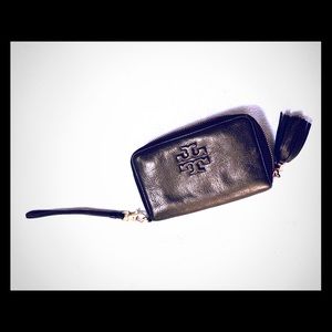 Pre-owned Tory Burch Smartphone Wristlet in Black